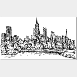 Chicago View Posters and Art